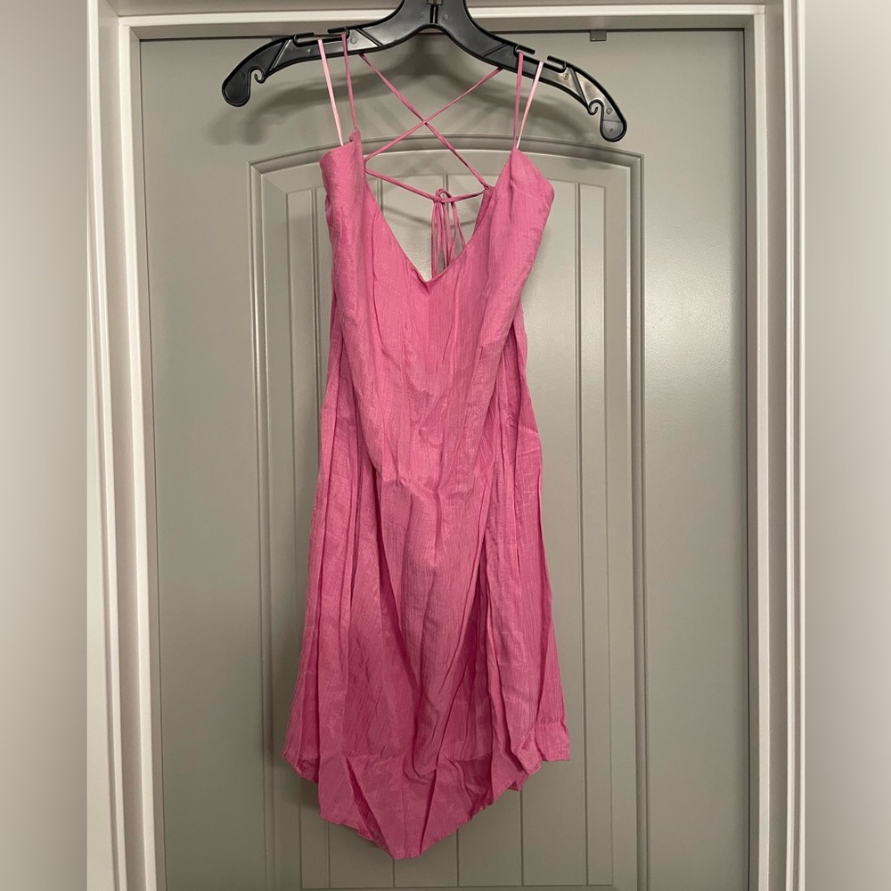Zara Pink Strappy Mini Dress